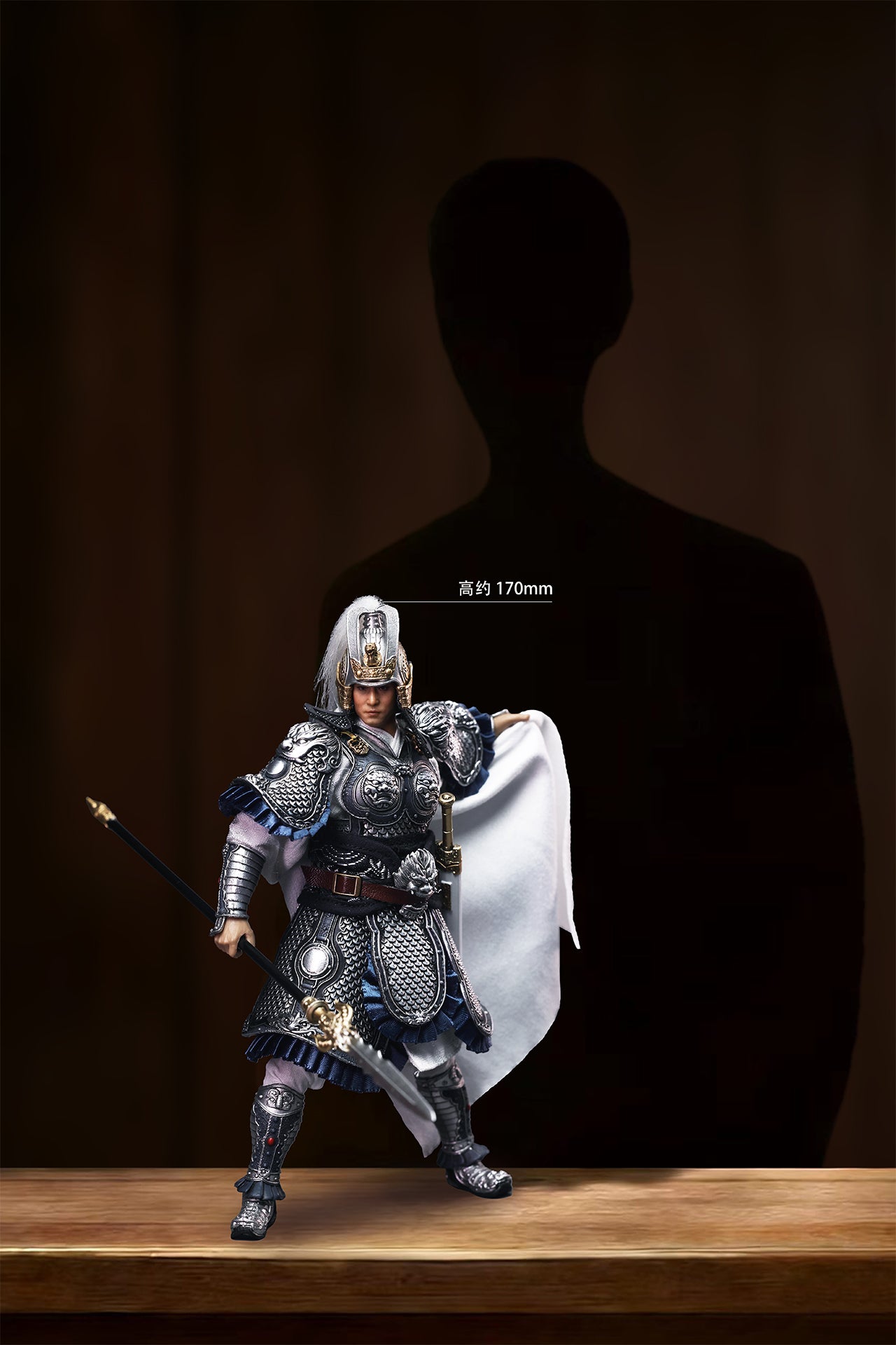 303TOYS POCKET THREE KINGDOMS NO.SG002A ZHAO YUN 1/12 SCALE ACTION FIGURE