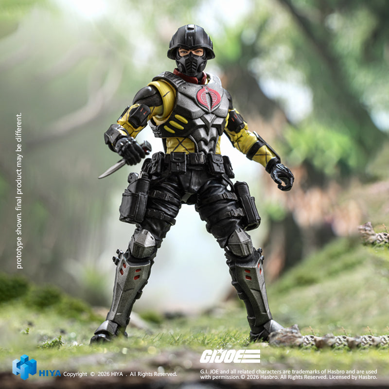 HIYA Exquisite Mini Series 1/18 Scale 4 Inch "G.I. Joe" Python Trooper Action Figure
