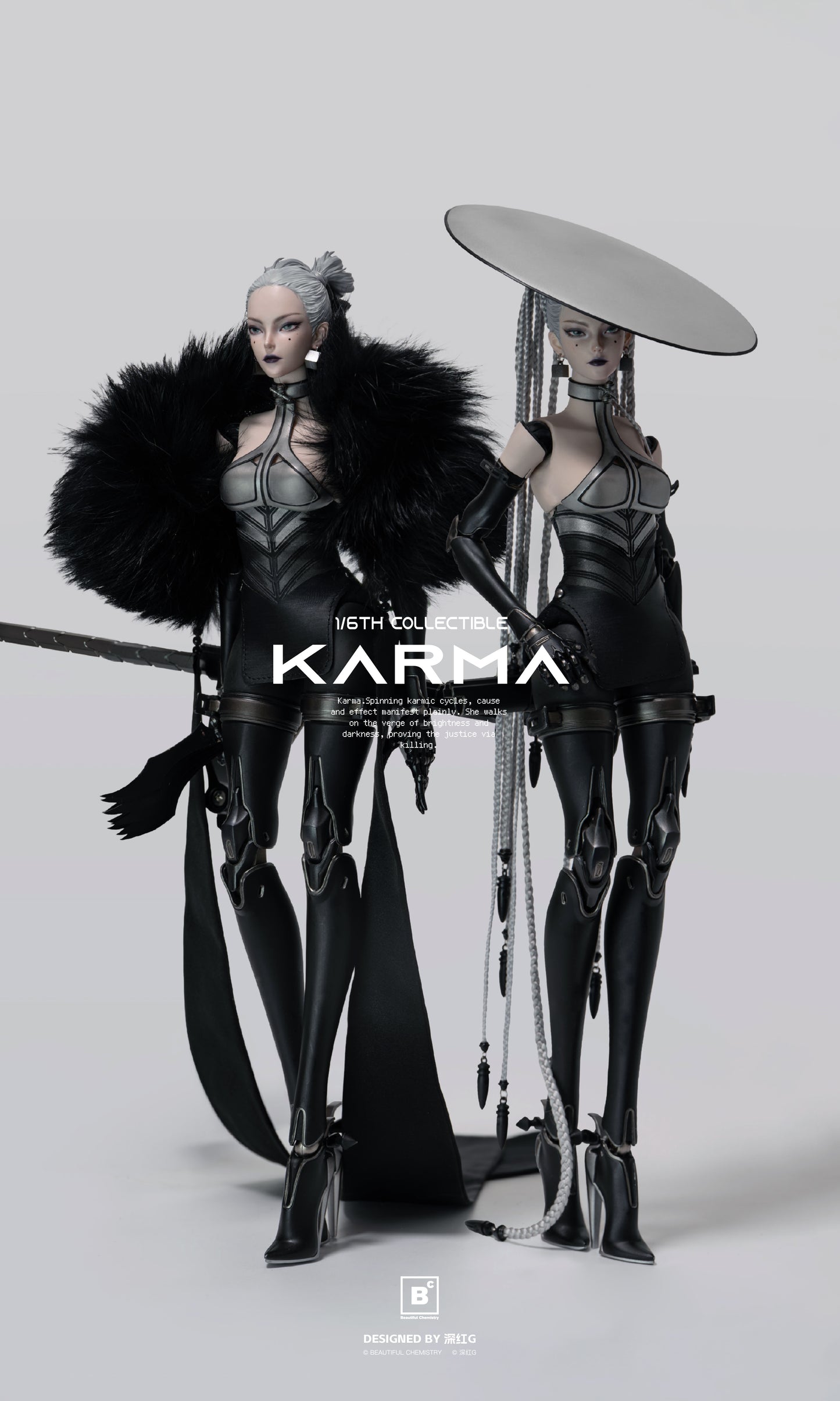 BEAUTIFUL CHEMISTRY x SHEN HONG G WHITE NIGHT: ALBA KARMA 1/6 SCALE ACTION FIGURE