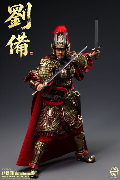 303TOYS POCKET THREE KINGDOMS NO.SG006A LIU BEI 1/12 SCALE ACTION FIGURE