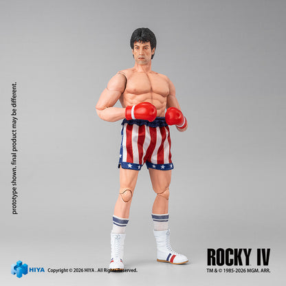 HIYA Exquisite Super Series 1/12 Scale 6.3 Inch "Rocky IV" Rocky Boxer Version Action Figure