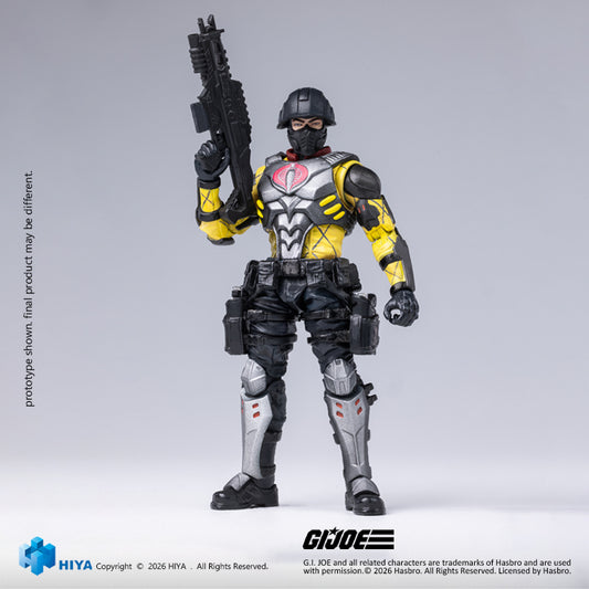 HIYA Exquisite Mini Series 1/18 Scale 4 Inch "G.I. Joe" Python Trooper Action Figure