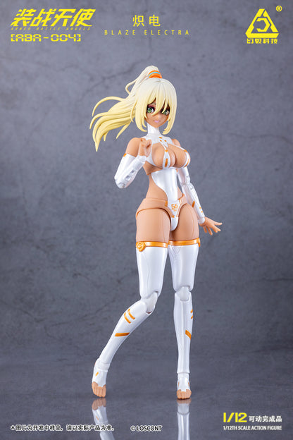 LOSCONT "ARMED BATTLE ANGELS" SERIES ABA-004 BLAZE ELECTRA 1/12 SCALE ACTION FIGURE