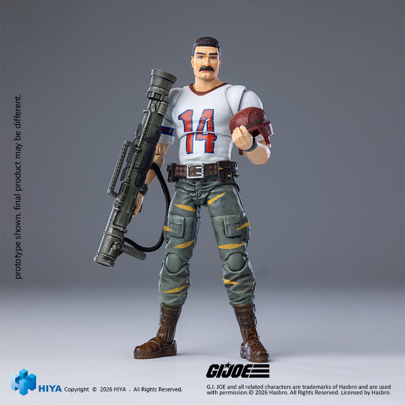 HIYA Exquisite Mini Series 1/18 Scale 4.3 Inch "G.I. Joe" BAZOOKA Tiger Force Version Action Figure