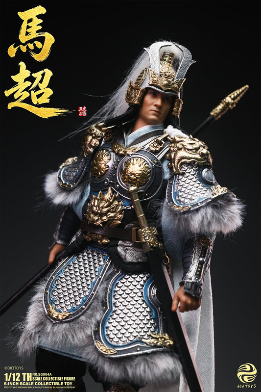 303TOYS POCKET THREE KINGDOMS NO.SG004A MA CHAO 1/12 SCALE ACTION FIGURE