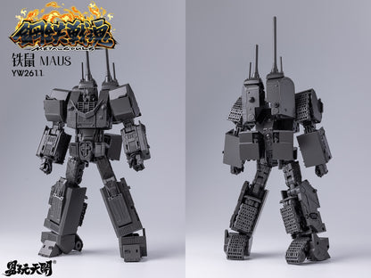 TOYSEASY METAL SOULS SERIES YW2611 MAUS TRANSFORMABLE ACTION FIGURE