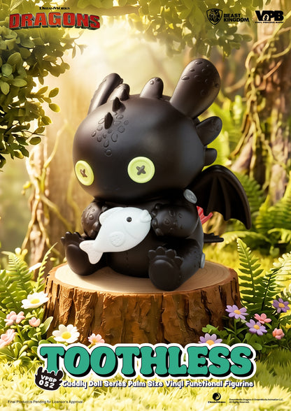 VPBP-052 Cuddly Doll Series Palm Size Vinyl Functional Figurine : Toothless