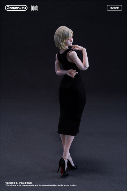 ROMANKEY UMS004C 1/12 SCALE ACTION FIGURE FEMALE BODY MIA (PRE-PAINTED VER.)