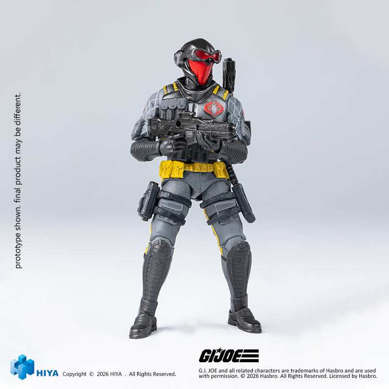 HIYA Exquisite Mini Series 1/18 Scale 4 Inch "G.I.Joe" Cobra Viper Python Patrol Version Action Figure