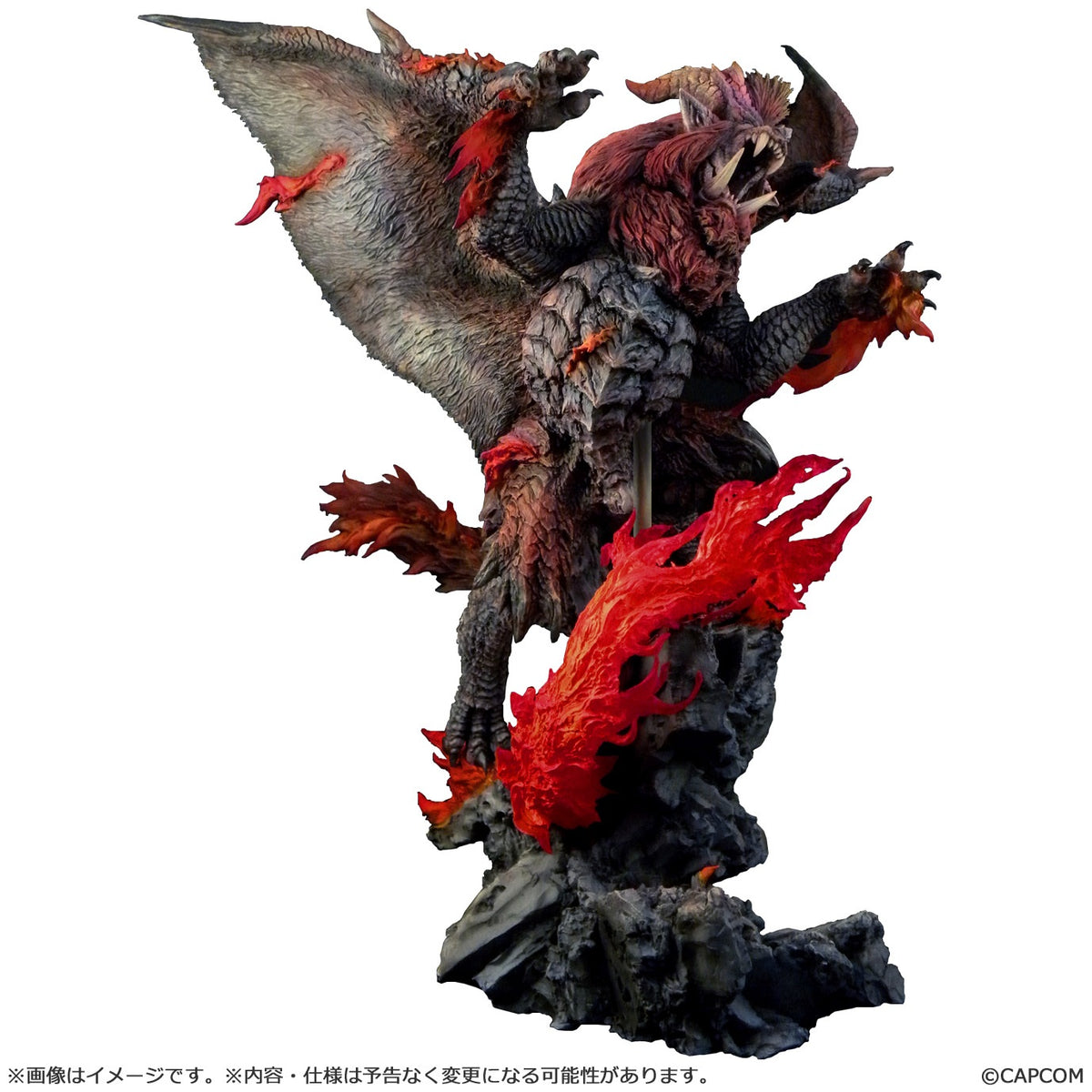 Capcom Figure Builder Creators Model "Monster Hunter Wilds: Ascendanc" Flame King Dragon Teostra Reprint Edition