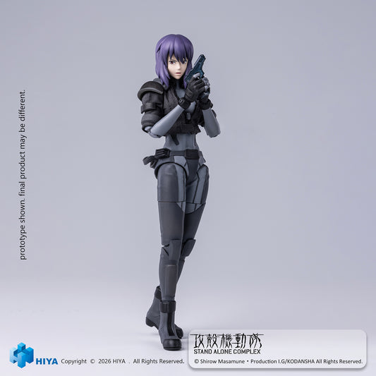 HIYA Exquisite Super Series 1/12 Scale Total Height About 6 Inch (About 15 cm) "Ghost in the Shell STAND ALONE COMPLEX" Kusanagi Motoko Battle Suit Ver. Action Figure