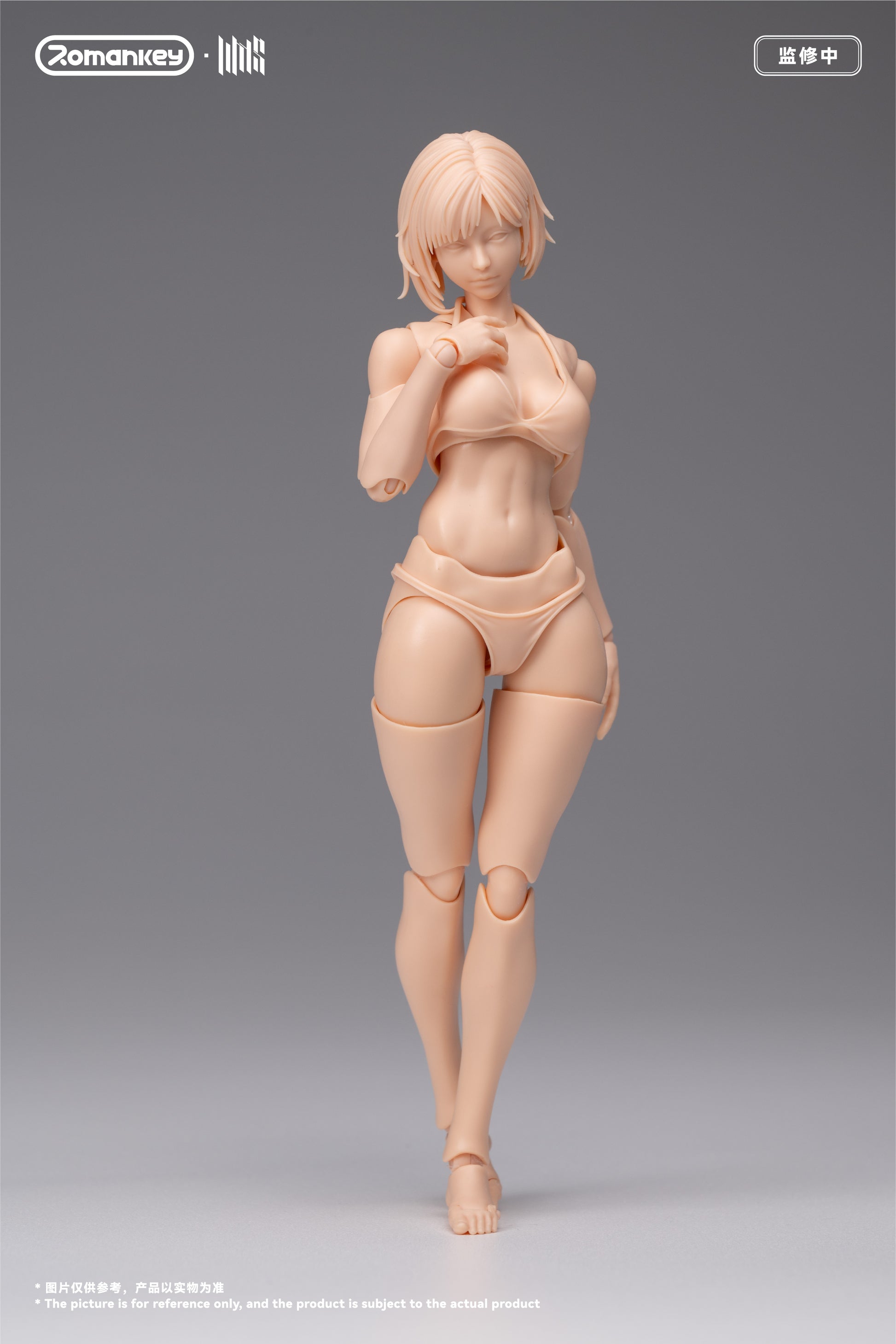 ROMANKEY UMS004 1/12 SCALE ACTION FIGURE FEMALE BODY MIA (UNPAINTED VER.)
