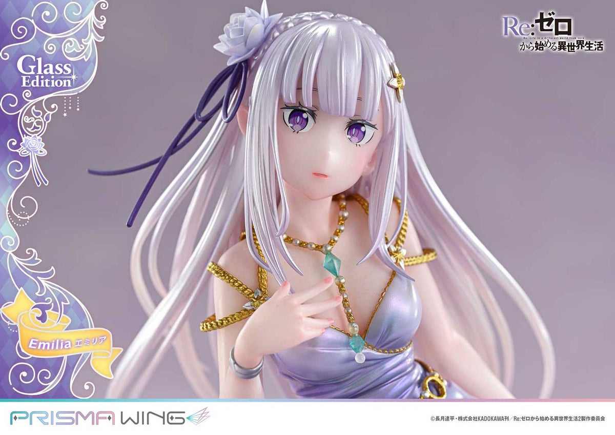 PRISMA WING "Re:Zero kara Hajimeru Isekai Seikatsu" Emilia Glass Edition 1/7 Scale Figure