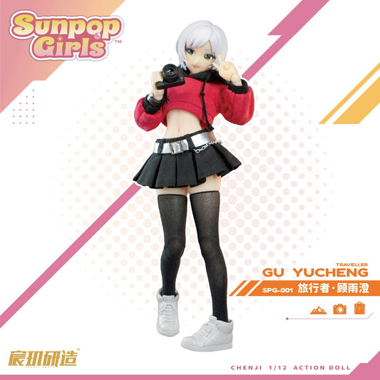 CHENJI CRAFT SUNPOP GIRLS SPG-001 GU YUCHENG 1/12 SCALE ACTION FIGURE