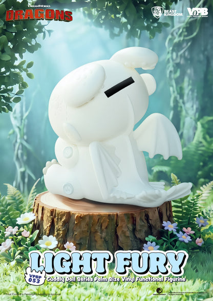 VPBP-053 Cuddly Doll Series Palm Size Vinyl Functional Figurine : Light Fury