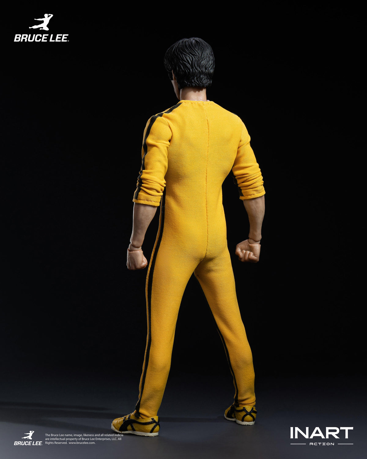 INART Action "Enter The Dragon" Bruce Lee (Yellow, Jumpsuit) 1/12 Scale Action Figure