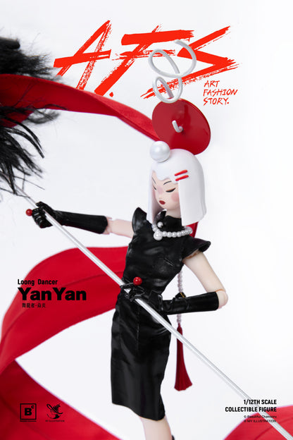 BEAUTIFUL CHEMISTRY x MY AFS LOONG DANCER YAN YAN 1/12 SCALE ACTION FIGURE