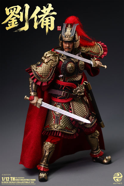 303TOYS POCKET THREE KINGDOMS NO.SG006A LIU BEI 1/12 SCALE ACTION FIGURE