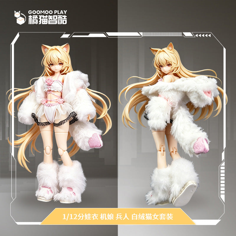 GOOMOO GM-N-007 CAT-GIRL STYLE OUTFIT SET FOR 1/12 SCALE ACTION FIGURES