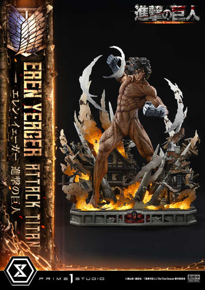Ultimate Diorama Masterline "Attack on Titan" Eren Yeager Attack Titan