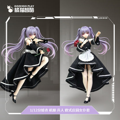 GOOMOO GM-N-003 MAID CLOTHES OUTFIT SET FOR 1/12 SCALE ACTION FIGURES