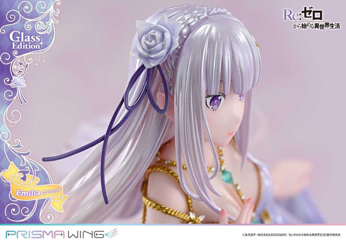 PRISMA WING "Re:Zero kara Hajimeru Isekai Seikatsu" Emilia Glass Edition 1/7 Scale Figure