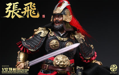 303TOYS POCKET THREE KINGDOMS NO.SG003A ZHANG FEI 1/12 SCALE ACTION FIGURE