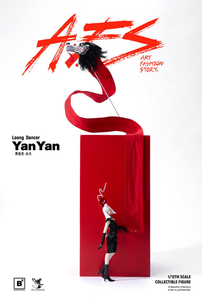 BEAUTIFUL CHEMISTRY x MY AFS LOONG DANCER YAN YAN 1/12 SCALE ACTION FIGURE