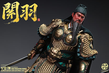 303TOYS POCKET THREE KINGDOMS NO.SG001A GUAN YU 1/12 SCALE ACTION FIGURE
