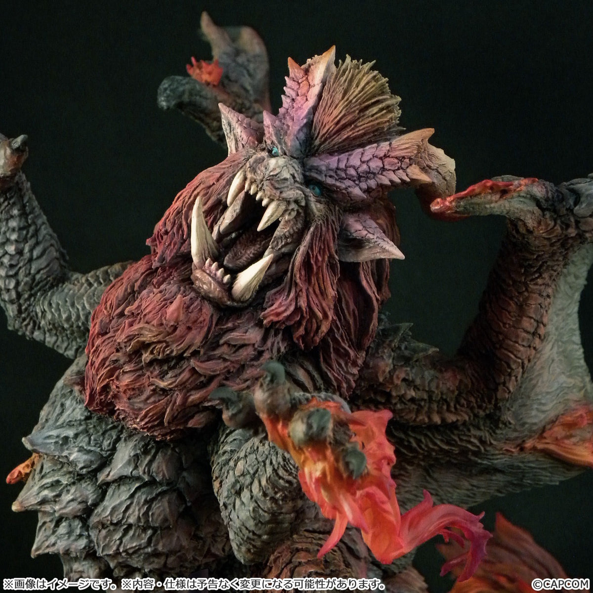 Capcom Figure Builder Creators Model "Monster Hunter Wilds: Ascendanc" Flame King Dragon Teostra Reprint Edition