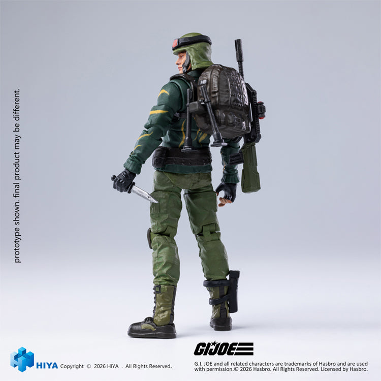 HIYA Exquisite Mini Series 1/18 Scale 4 Inch "G.I. Joe" Dusty Tiger Force Version Action Figure