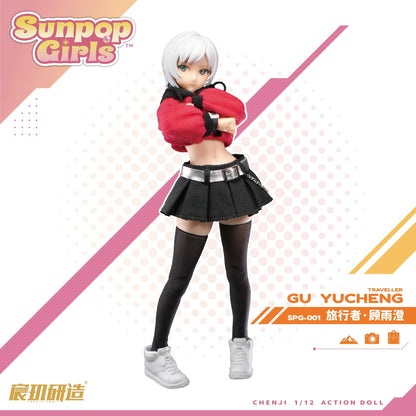 CHENJI CRAFT SUNPOP GIRLS SPG-001 GU YUCHENG 1/12 SCALE ACTION FIGURE