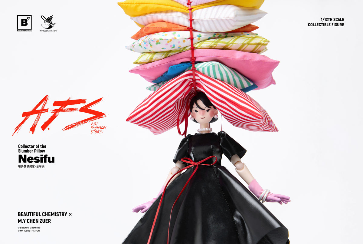 BEAUTIFUL CHEMISTRY x MY AFS COLLECTOR OF THE SLUMBER PILLOW NESIFU 1/12 SCALE ACTION FIGURE