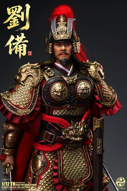 303TOYS POCKET THREE KINGDOMS NO.SG006A LIU BEI 1/12 SCALE ACTION FIGURE
