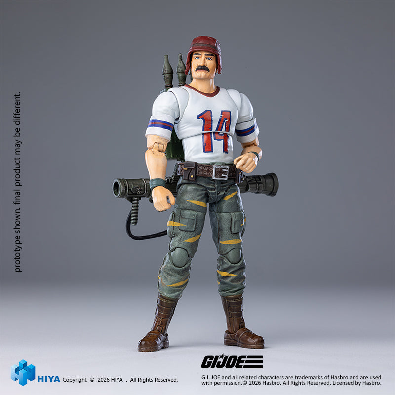 HIYA Exquisite Mini Series 1/18 Scale 4.3 Inch "G.I. Joe" BAZOOKA Tiger Force Version Action Figure