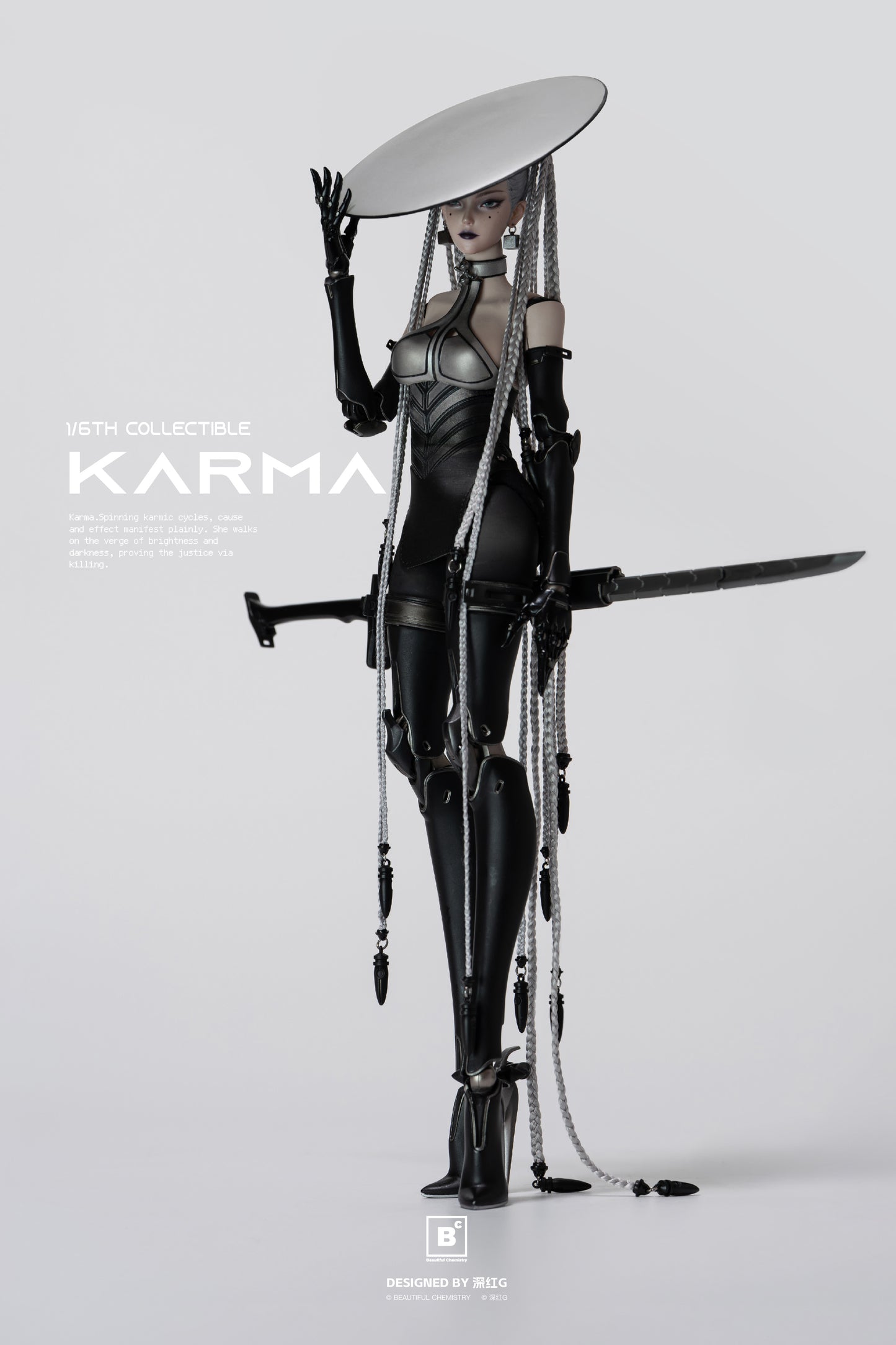 BEAUTIFUL CHEMISTRY x SHEN HONG G WHITE NIGHT: ALBA KARMA 1/6 SCALE ACTION FIGURE