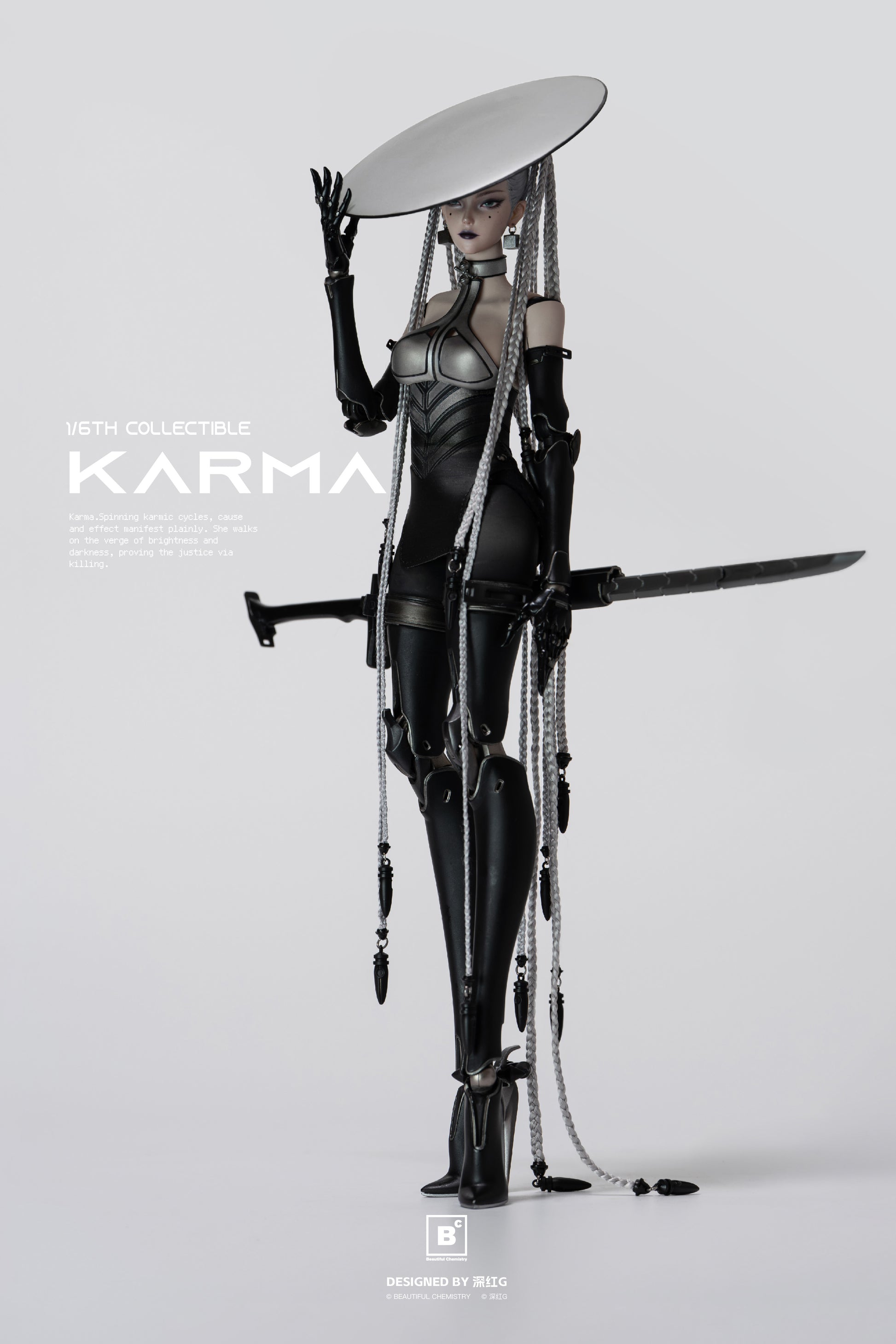 BEAUTIFUL CHEMISTRY x SHEN HONG G WHITE NIGHT: ALBA KARMA 1/6 SCALE ACTION FIGURE