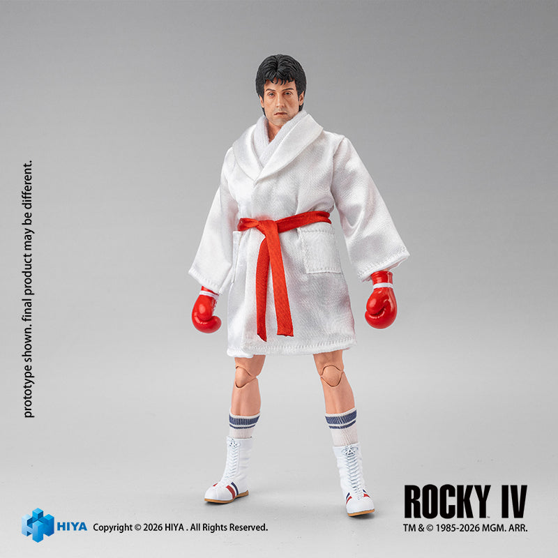 HIYA Exquisite Super Series 1/12 Scale 6.3 Inch "Rocky IV" Rocky Boxer Version Action Figure