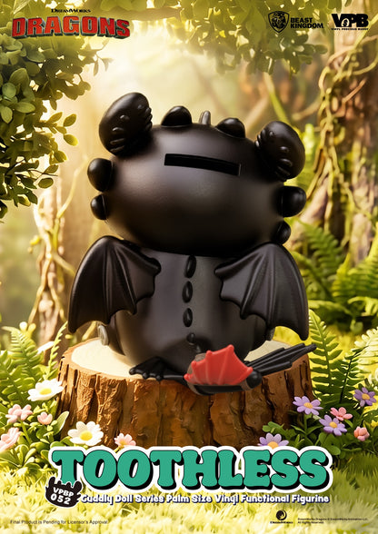 VPBP-052 Cuddly Doll Series Palm Size Vinyl Functional Figurine : Toothless