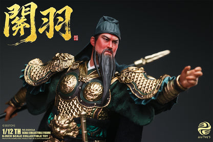 303TOYS POCKET THREE KINGDOMS NO.SG001A GUAN YU 1/12 SCALE ACTION FIGURE