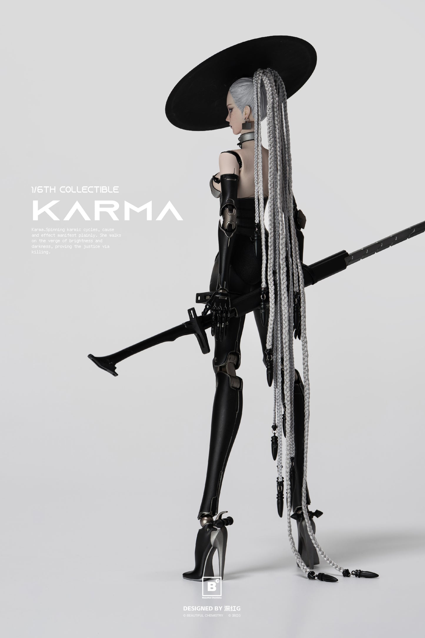 BEAUTIFUL CHEMISTRY x SHEN HONG G WHITE NIGHT: ALBA KARMA 1/6 SCALE ACTION FIGURE