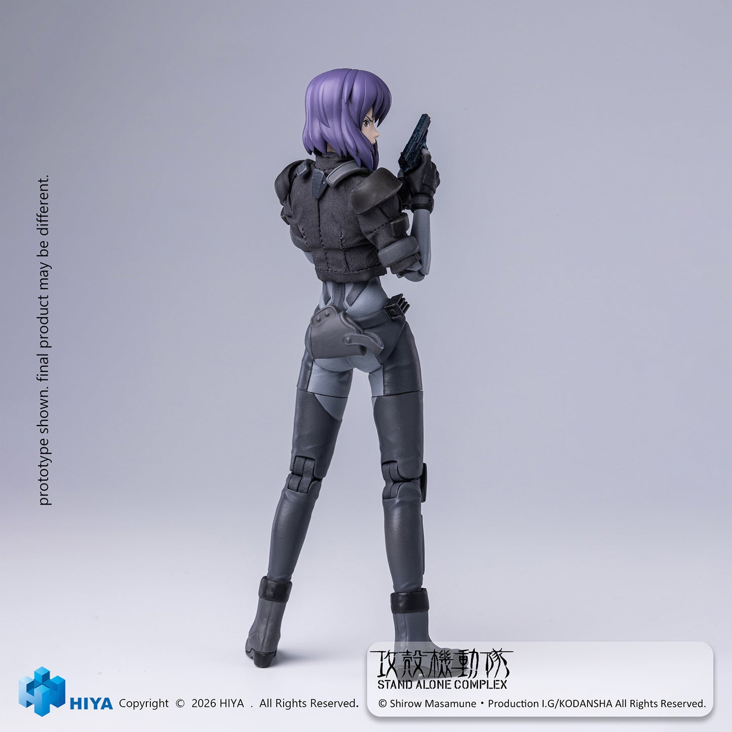 HIYA Exquisite Super Series 1/12 Scale Total Height About 6 Inch (About 15 cm) "Ghost in the Shell STAND ALONE COMPLEX" Kusanagi Motoko Battle Suit Ver. Action Figure