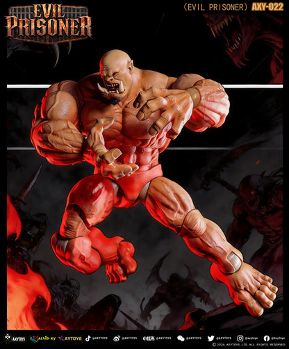 AXYTOYS EVIL PRISONER 1/12 SCALE ACTION FIGURE AXY-022 SKIN COLOR