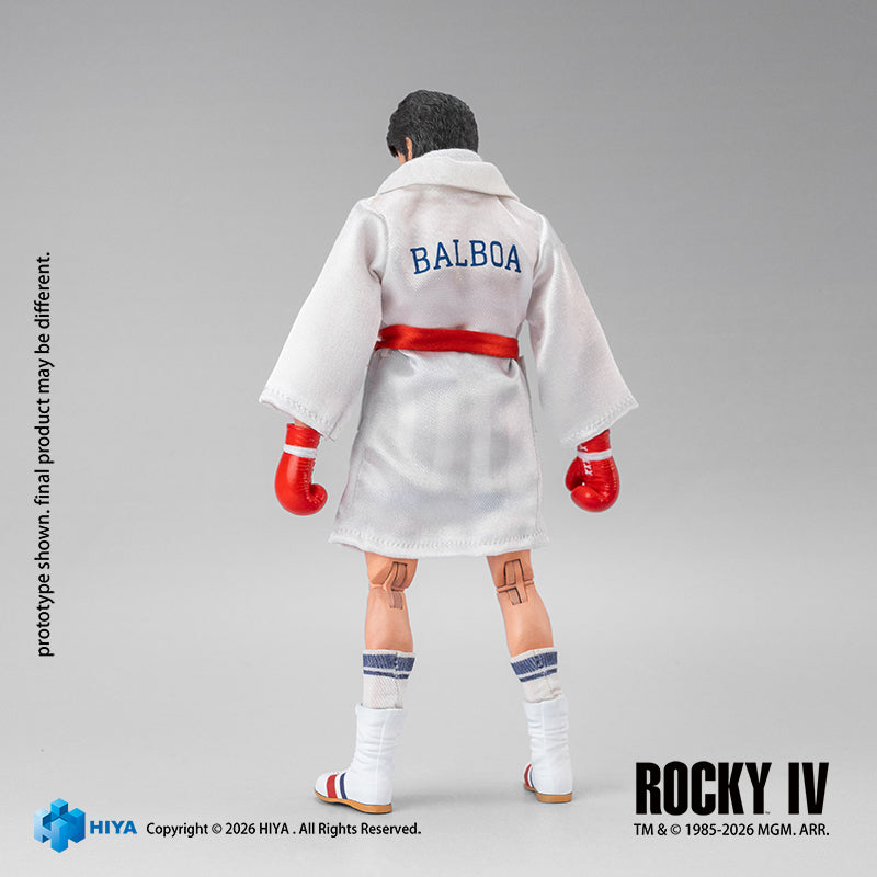 HIYA Exquisite Super Series 1/12 Scale 6.3 Inch "Rocky IV" Rocky Boxer Version Action Figure