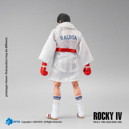 HIYA Exquisite Super Series 1/12 Scale 6.3 Inch "Rocky IV" Rocky Boxer Version Action Figure