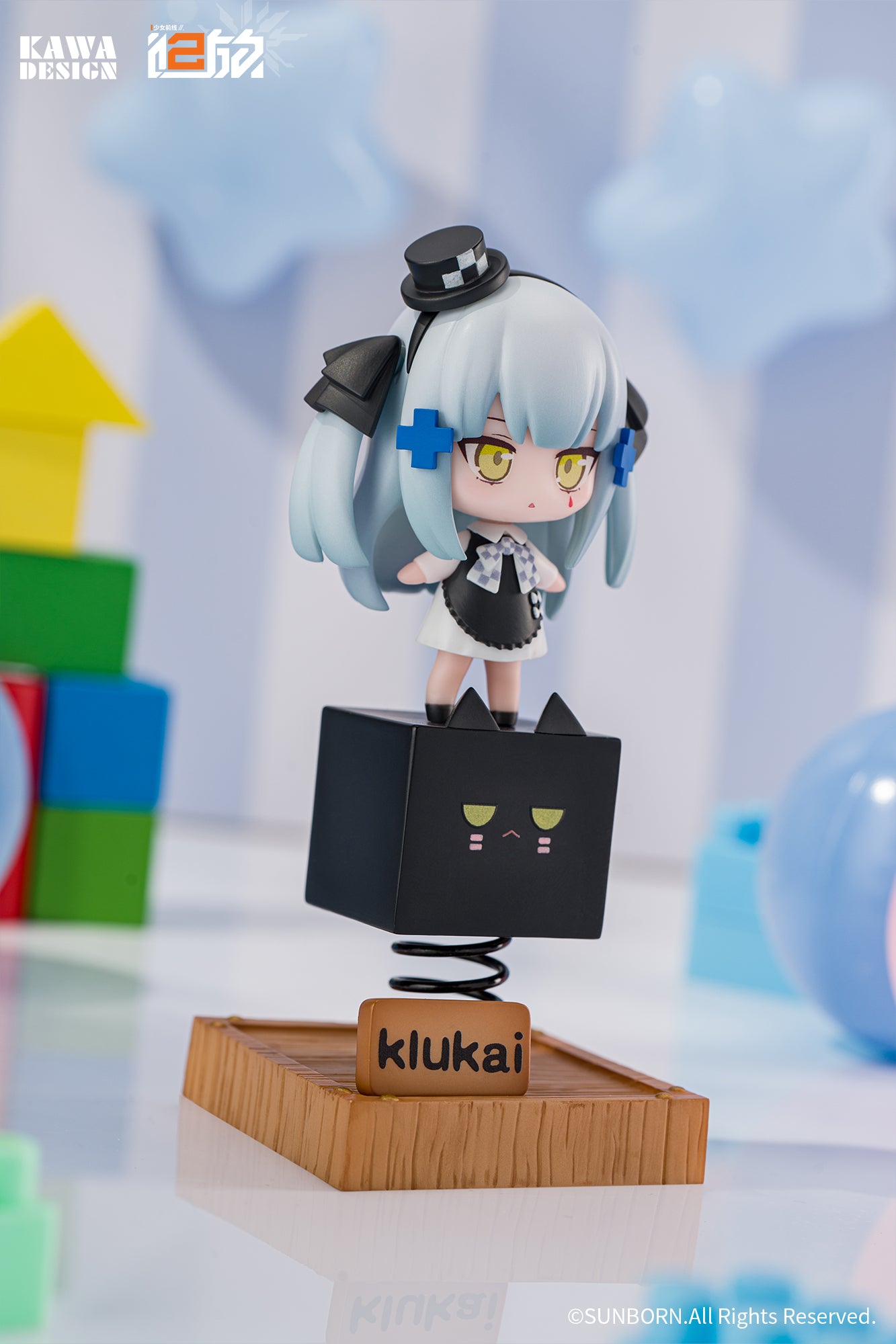 KAWA DESIGN "GIRLS' FRONTLINE 2: EXILIUM" BLACK CAT KLUKAI SPRING-LOADED FIGURE