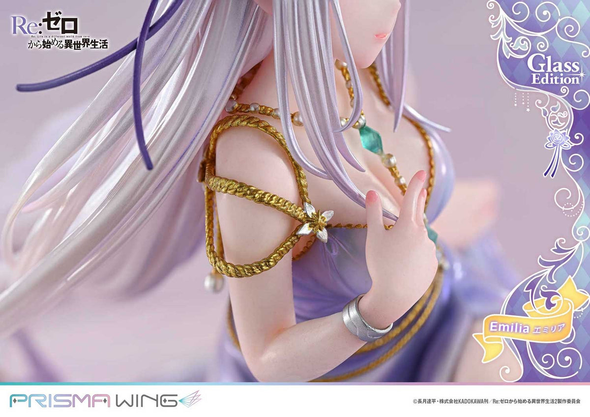 PRISMA WING "Re:Zero kara Hajimeru Isekai Seikatsu" Emilia Glass Edition 1/7 Scale Figure