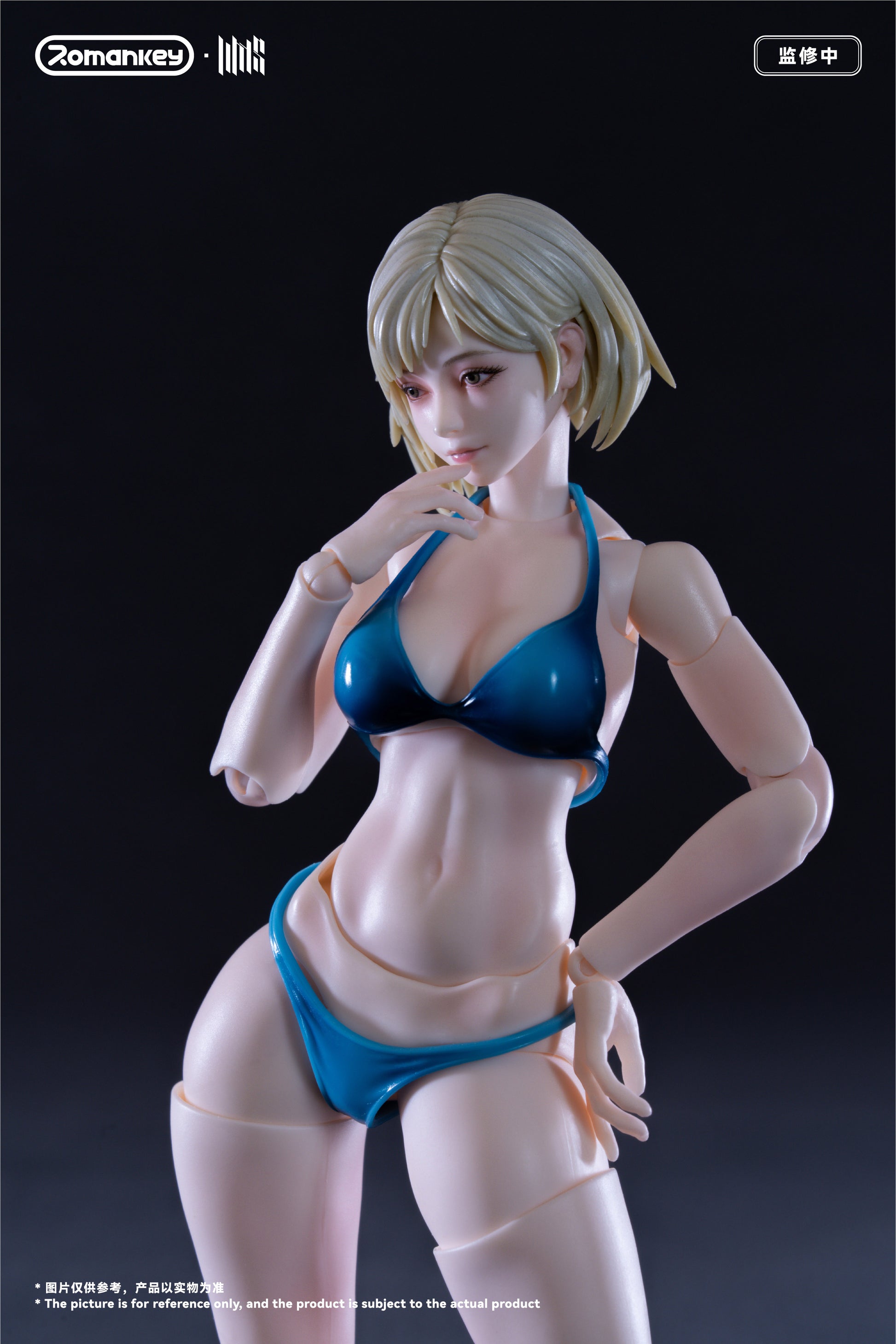 ROMANKEY UMS004C 1/12 SCALE ACTION FIGURE FEMALE BODY MIA (PRE-PAINTED VER.)