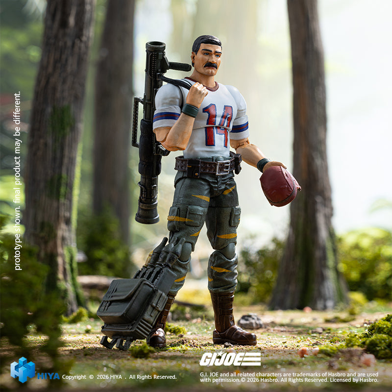 HIYA Exquisite Mini Series 1/18 Scale 4.3 Inch "G.I. Joe" BAZOOKA Tiger Force Version Action Figure