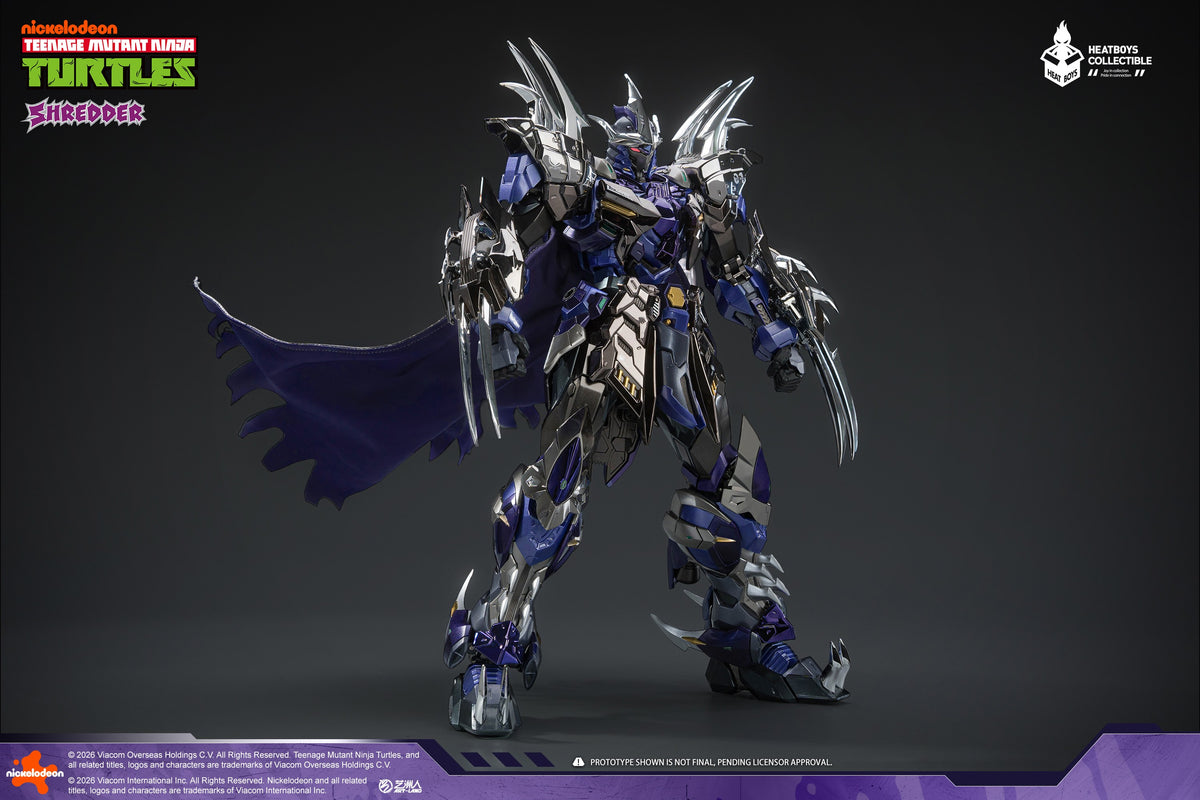HEATBOYS HB0119 "TEENAGE MUTANT NINJA TURTLES" SHREDDER PLATING EDITION ALLOY ACTION FIGURE